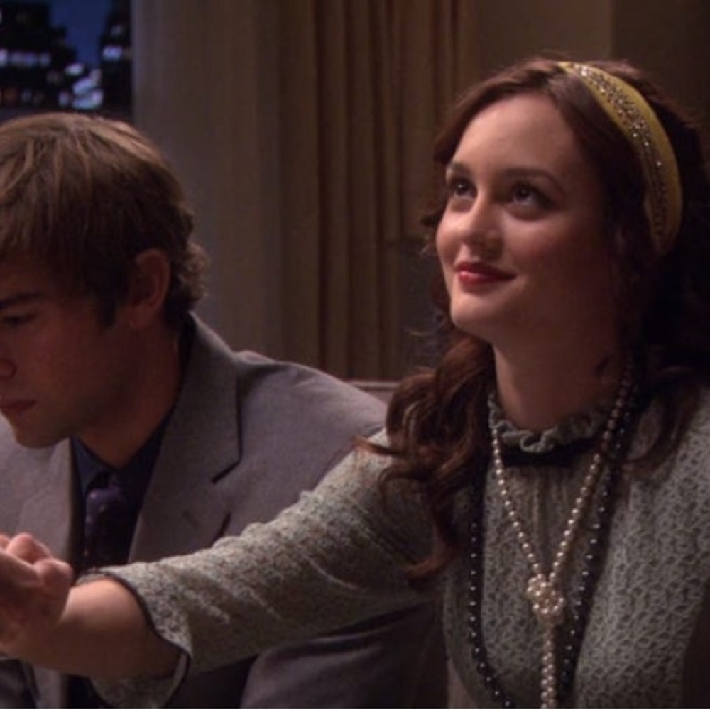 ASO Blair Waldorf Headband in black